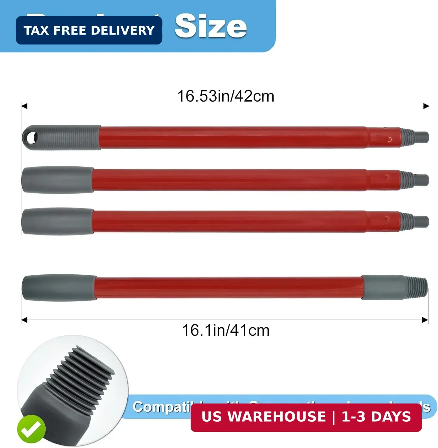 Mop Handle for Ocedar, Mop Handle for O Cedar, Spin Mop Replacement Handle for O