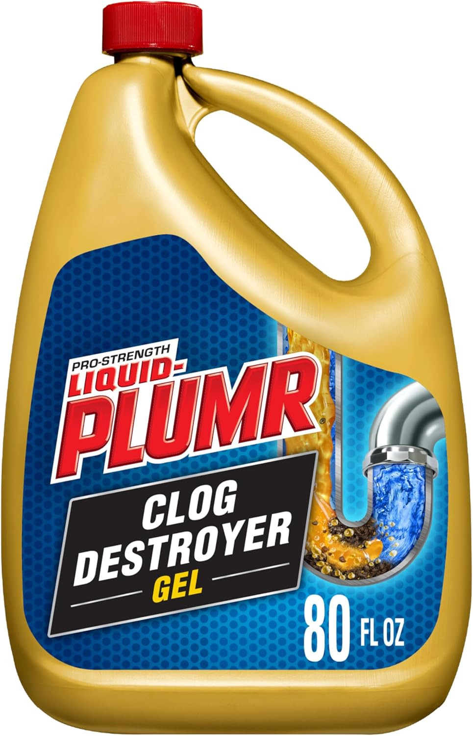 Liquid-Plumr Pro-Strength Clog Destroyer Gel with Pipeguard, Liquid Drain Cleane