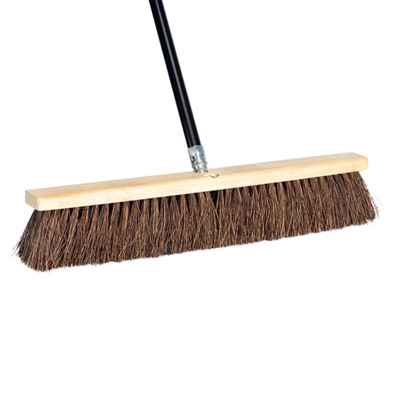 DQB 24 in Palmyra Push Broom 60 in Steel Handle Commercial Residential
