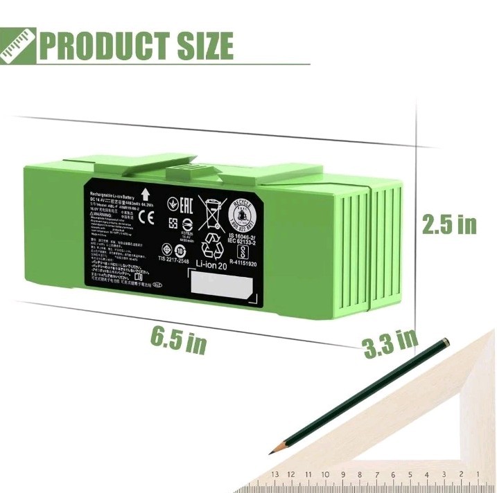 for Roomba Battery ABL-F for Roomba i&e Series i3 i3+ i4+ i8 i8+ i7 i7+ j7…