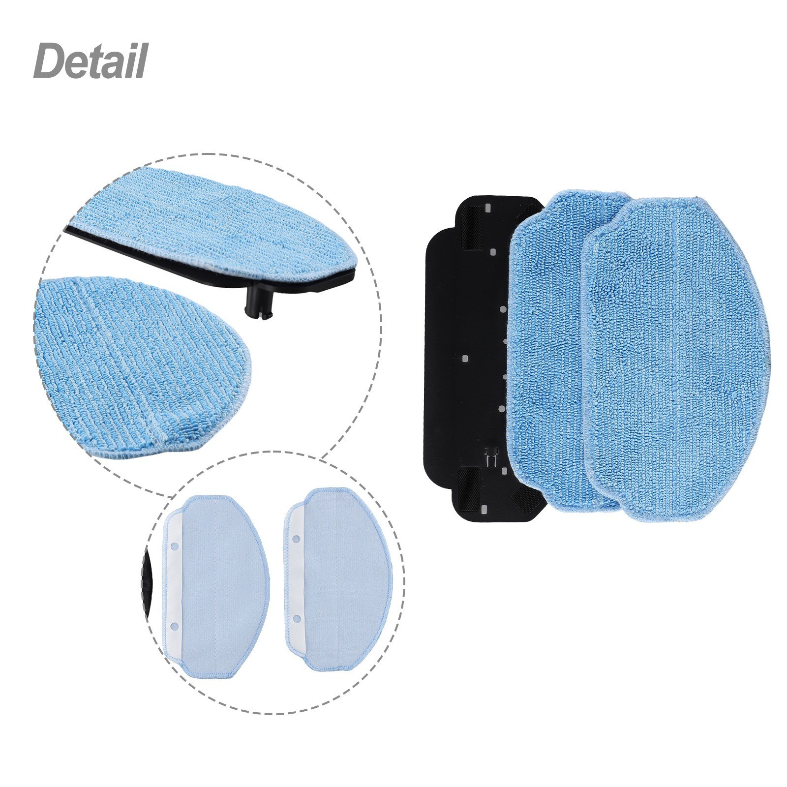 Spare Replacement Parts Mop Bracket For Pads Kit/MAMNV BR150 BR151 Robot Vacuum