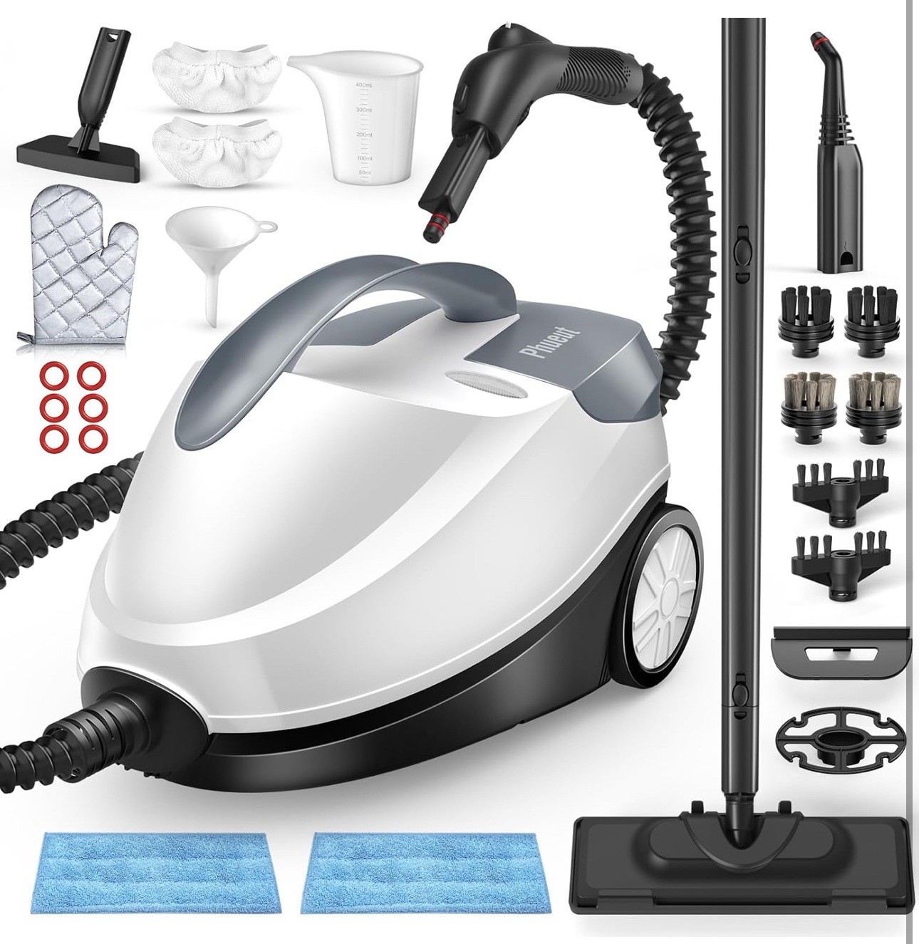 Steam Cleaner with 28 Accessories for Home, 1800W Powerful Multipurpose Steam Mo