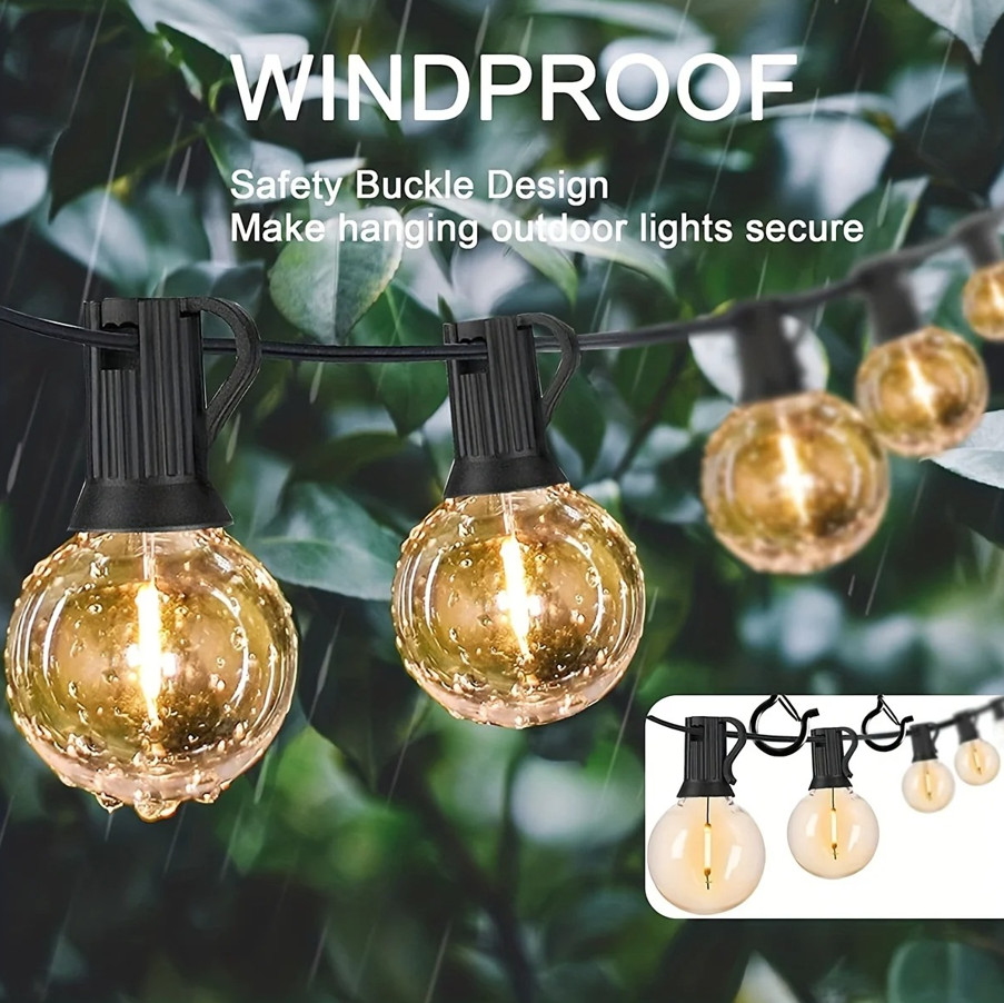 20pcs Windproof Hanger Hooks with Safety Buckle for Lights, Plants & Ceiling