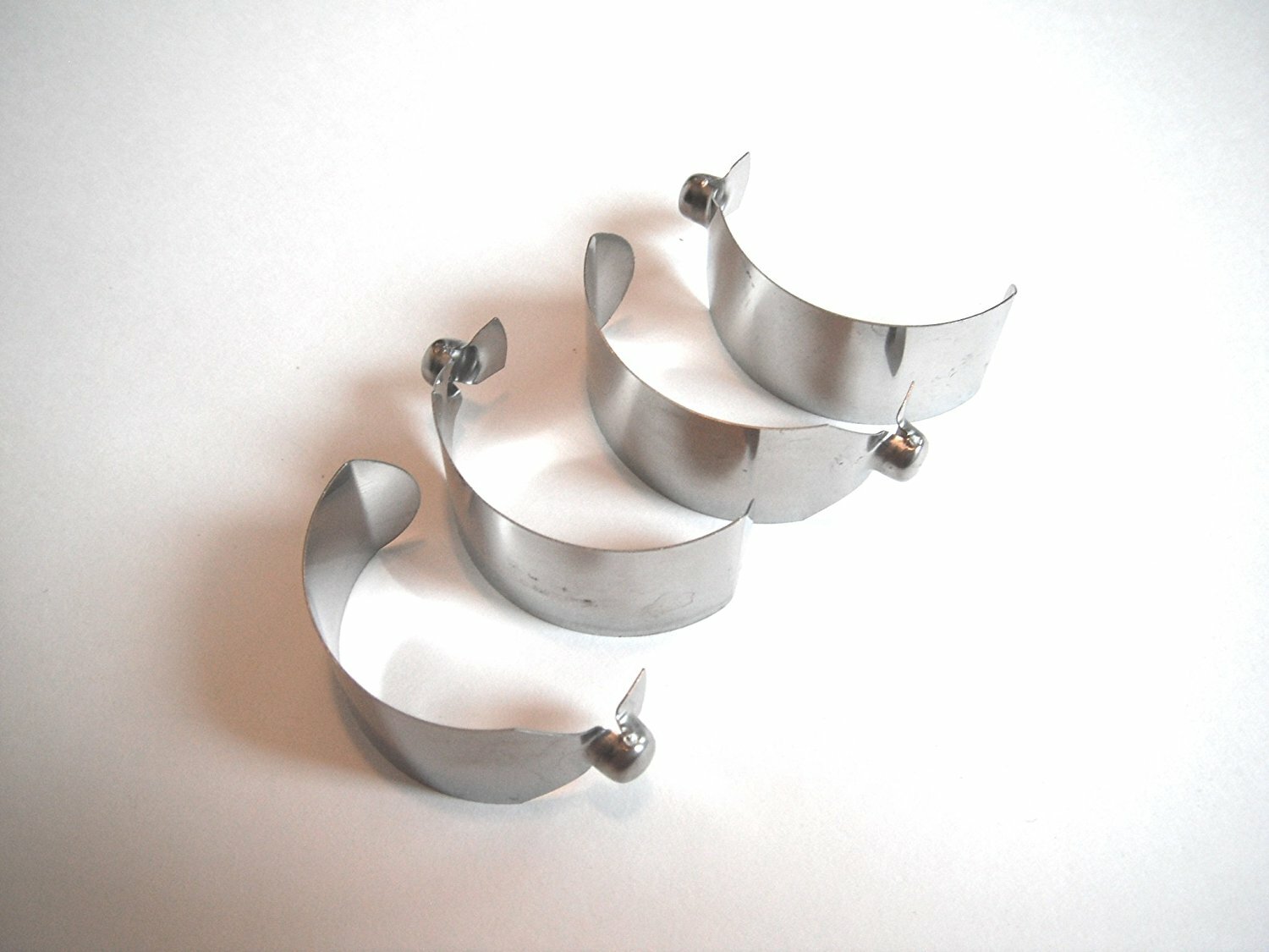 Four (4) Rainbow vacuum c-clip push-button lock/springs for e-series wand/tube