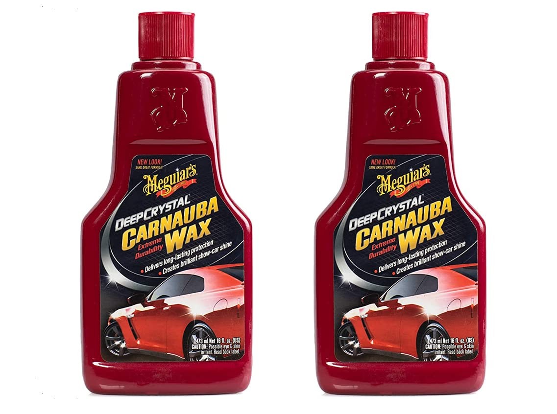 Meguiars A2216 16 oz. Deep Crystal System Carnauba Liquid Wax – 2 Pack