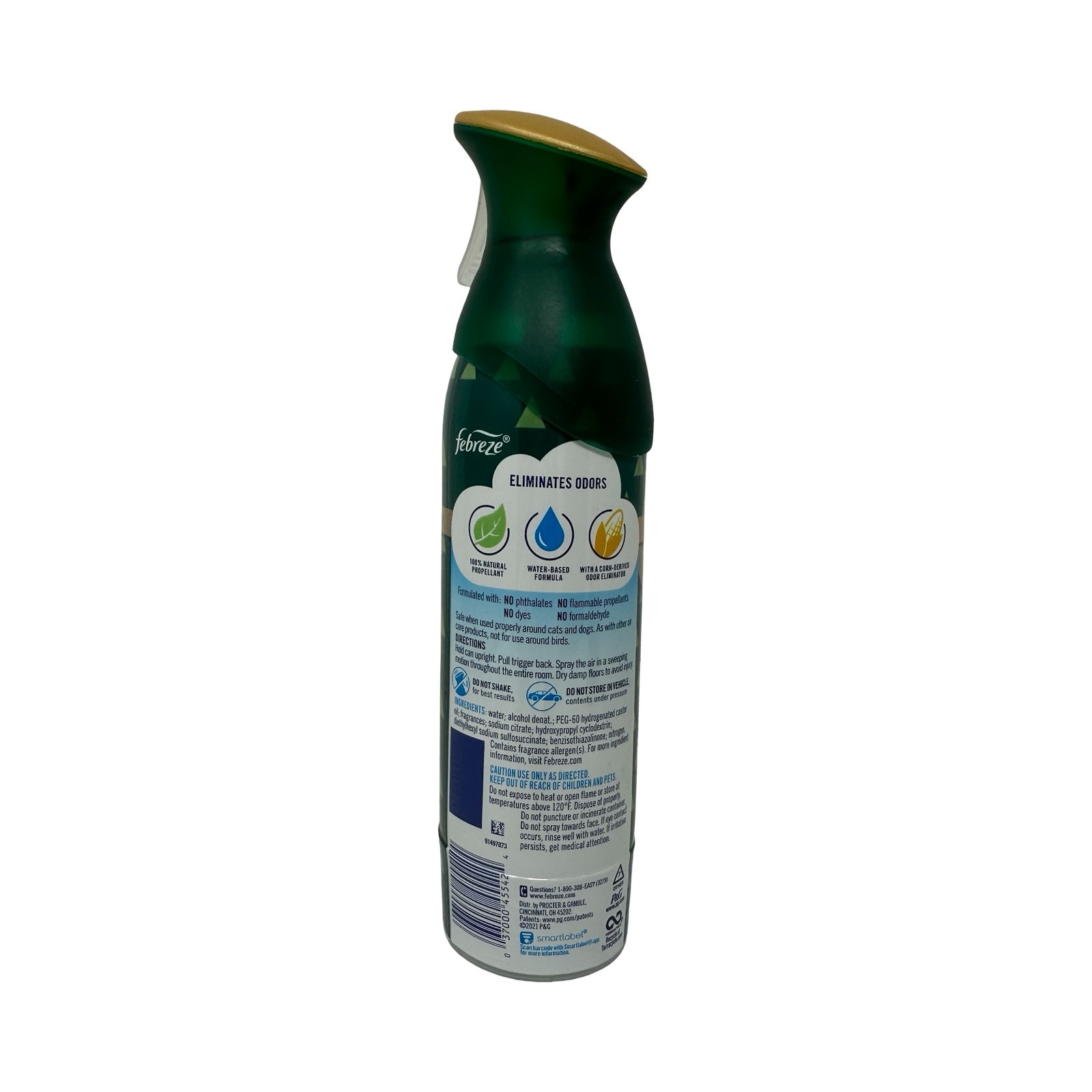 2 Pack Febreze Air Limited Edition Fresh-Cut Pine Room Freshener Spray 8.8 oz