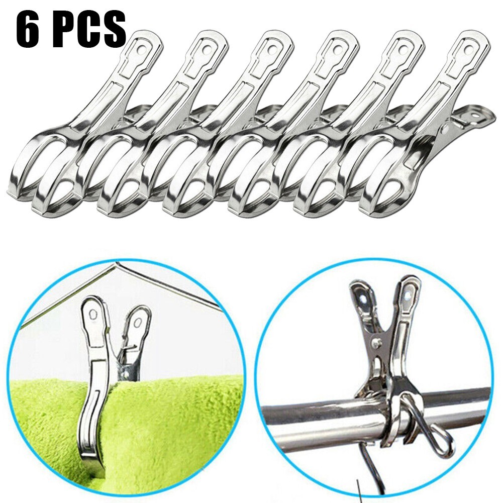 High Quality Cloth Clip Open Clip 9 X 1.5cm Clothespins Stainless Steel