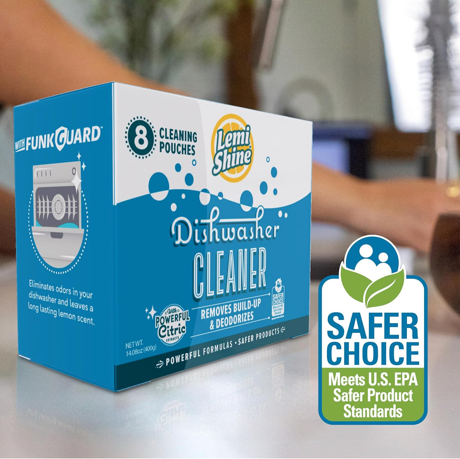 Natural Dishwasher Cleaner Removes Buildup Deodorizes 14 Ounces