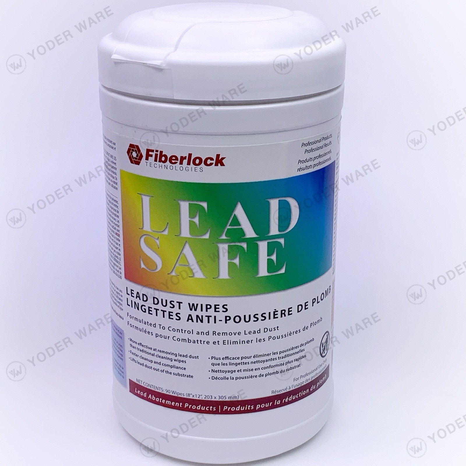 Fiberlock Lead Safe Dust Wipes 90 Count 5498-90C Controls & Removes Lead Dust