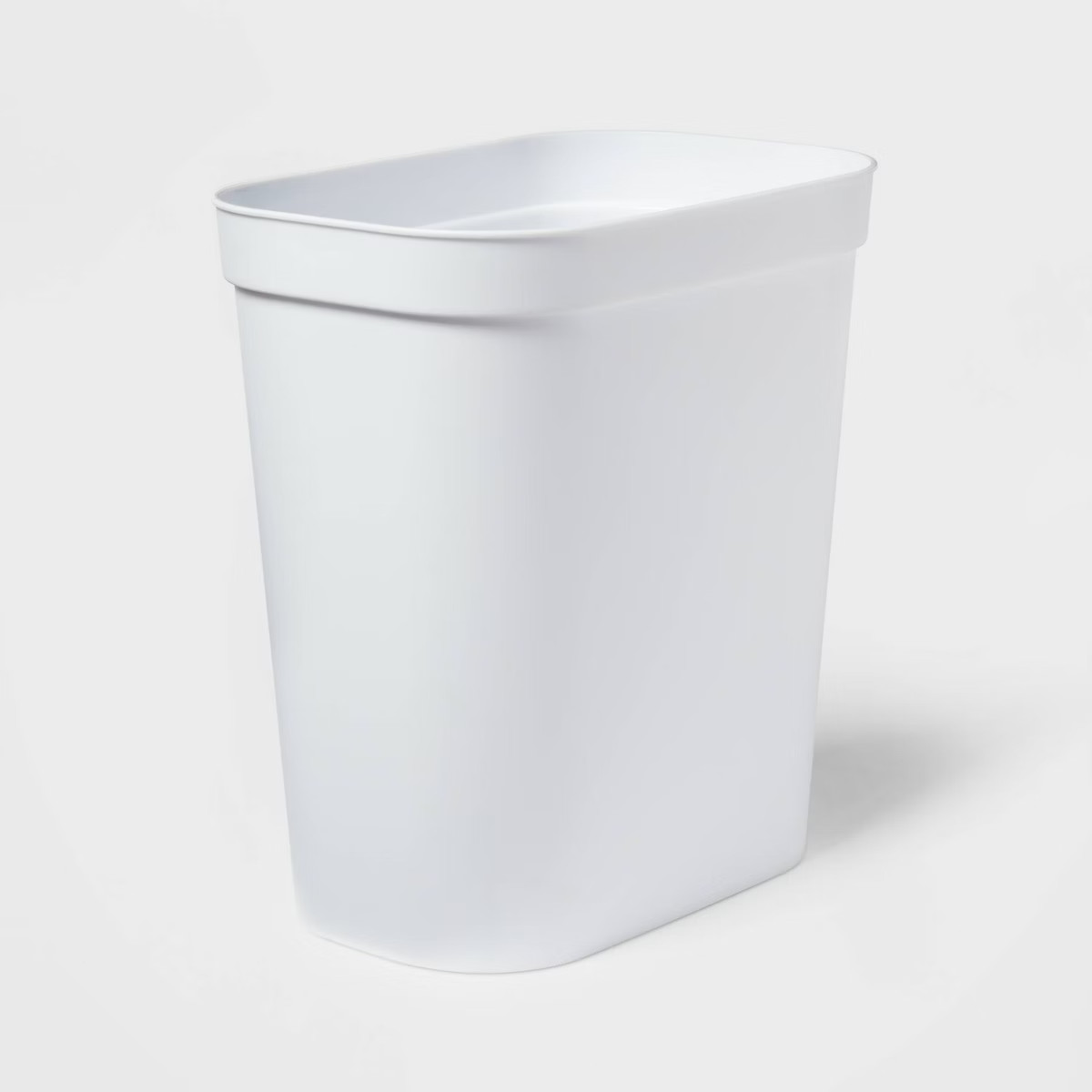 2.5gal Waste Basket White – Brightroom: Compact Plastic Trash Can for Bathroom