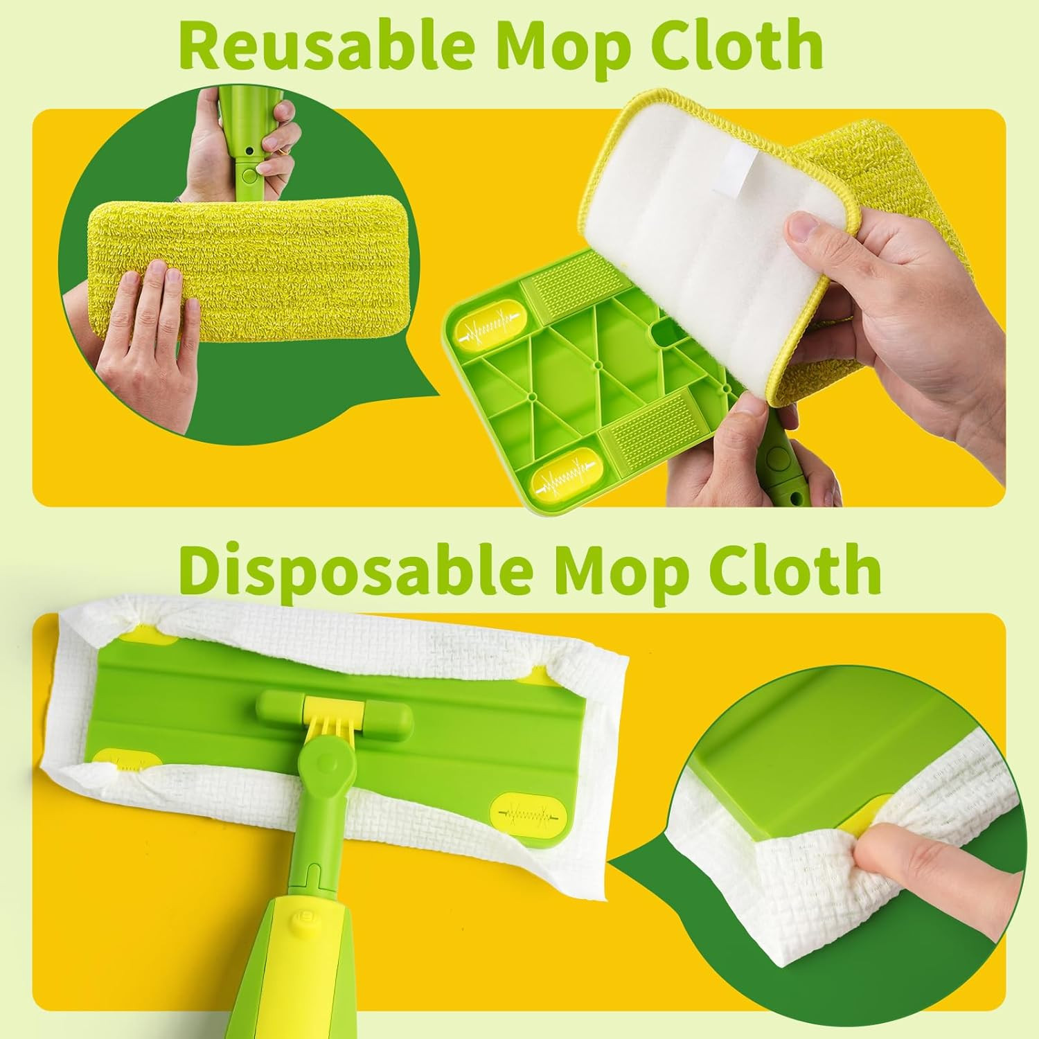 Kids Spray Mop, Fun & Functional Toddler Mop Cleaning Set,Real Working Mini Mop,
