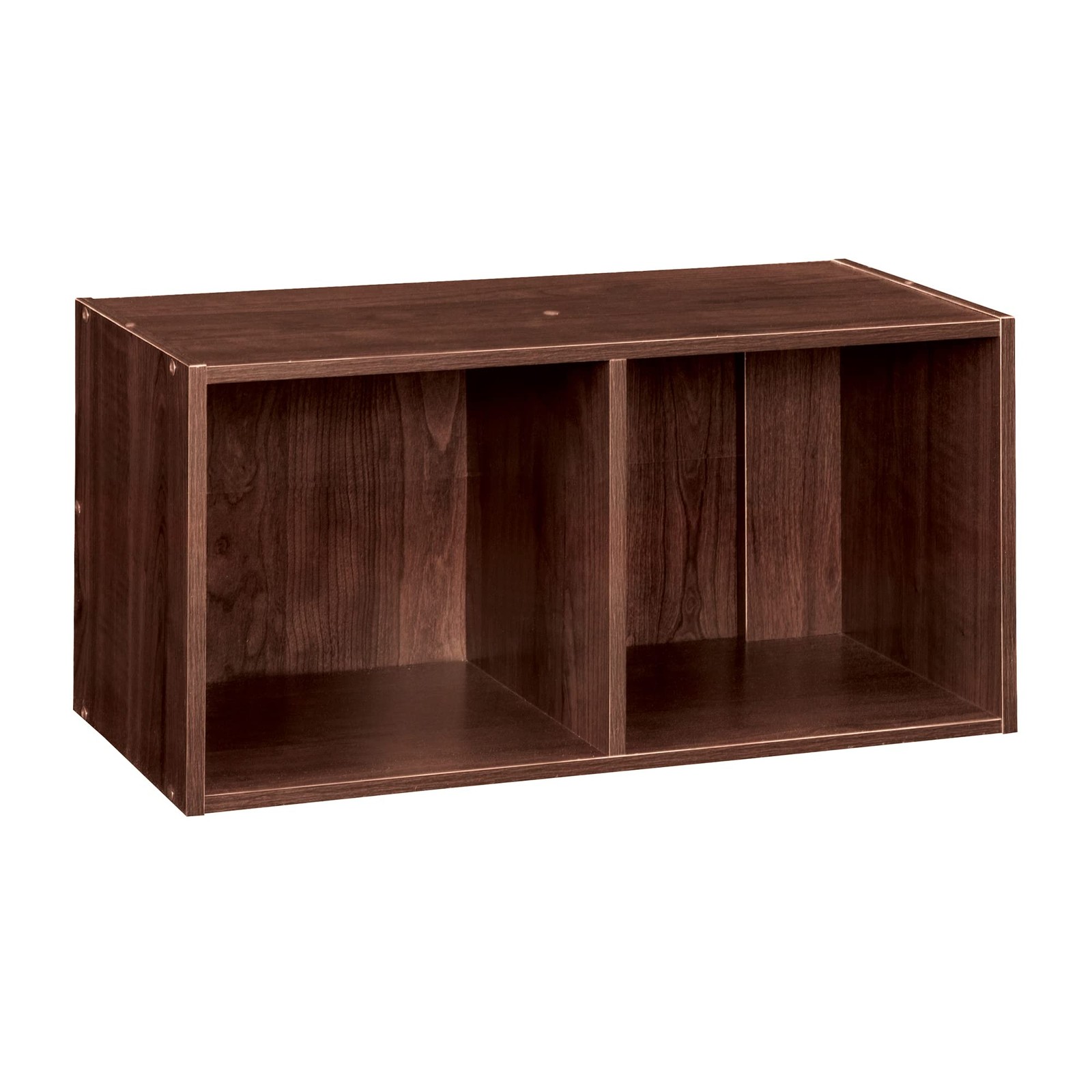 Closetmaid Dark Cherry 2 Cube Storage Organizer Stackable Or Hangable Unit