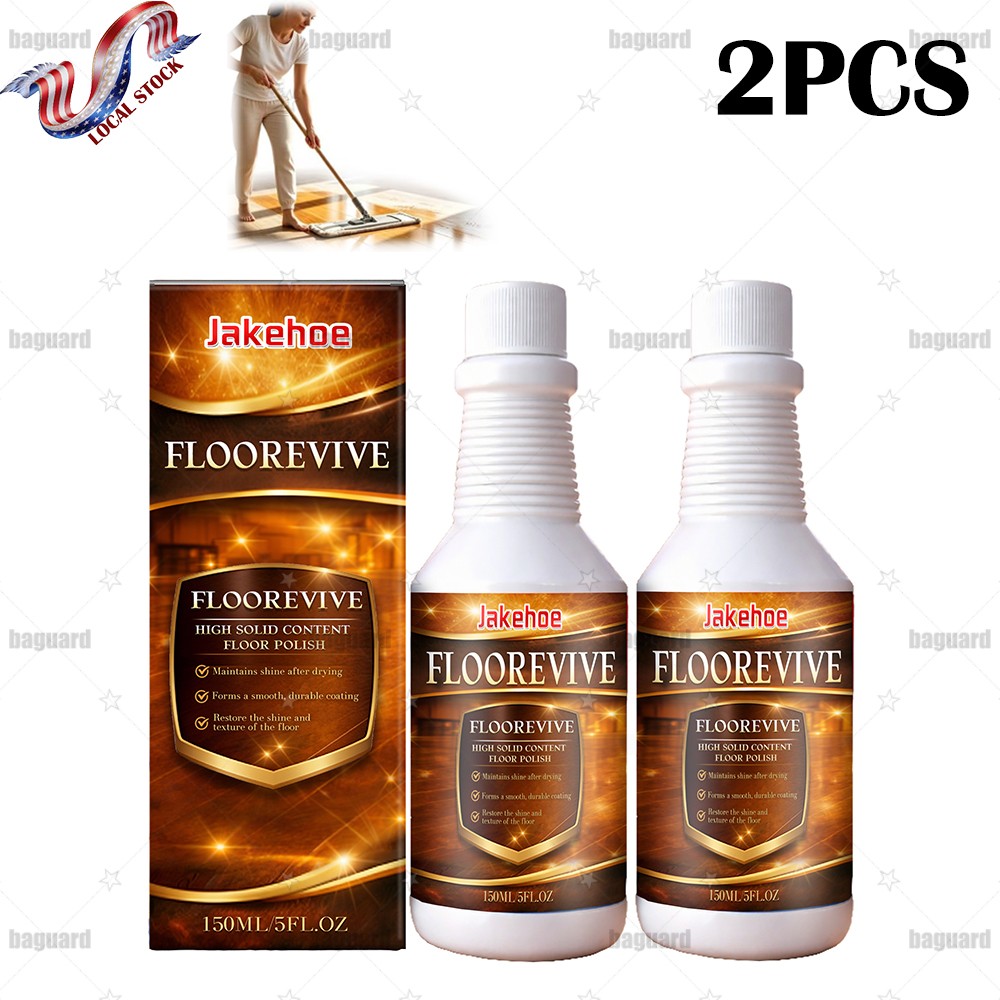 2X Floorevive Floor Restorer Floor Restorer/Polish -Revitalize Shine Wood 450ml