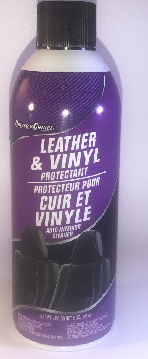 SHIP24H-Drivers Choice Leather & Vinyl Protectant Auto Interior Cleaner 8 oz NEW