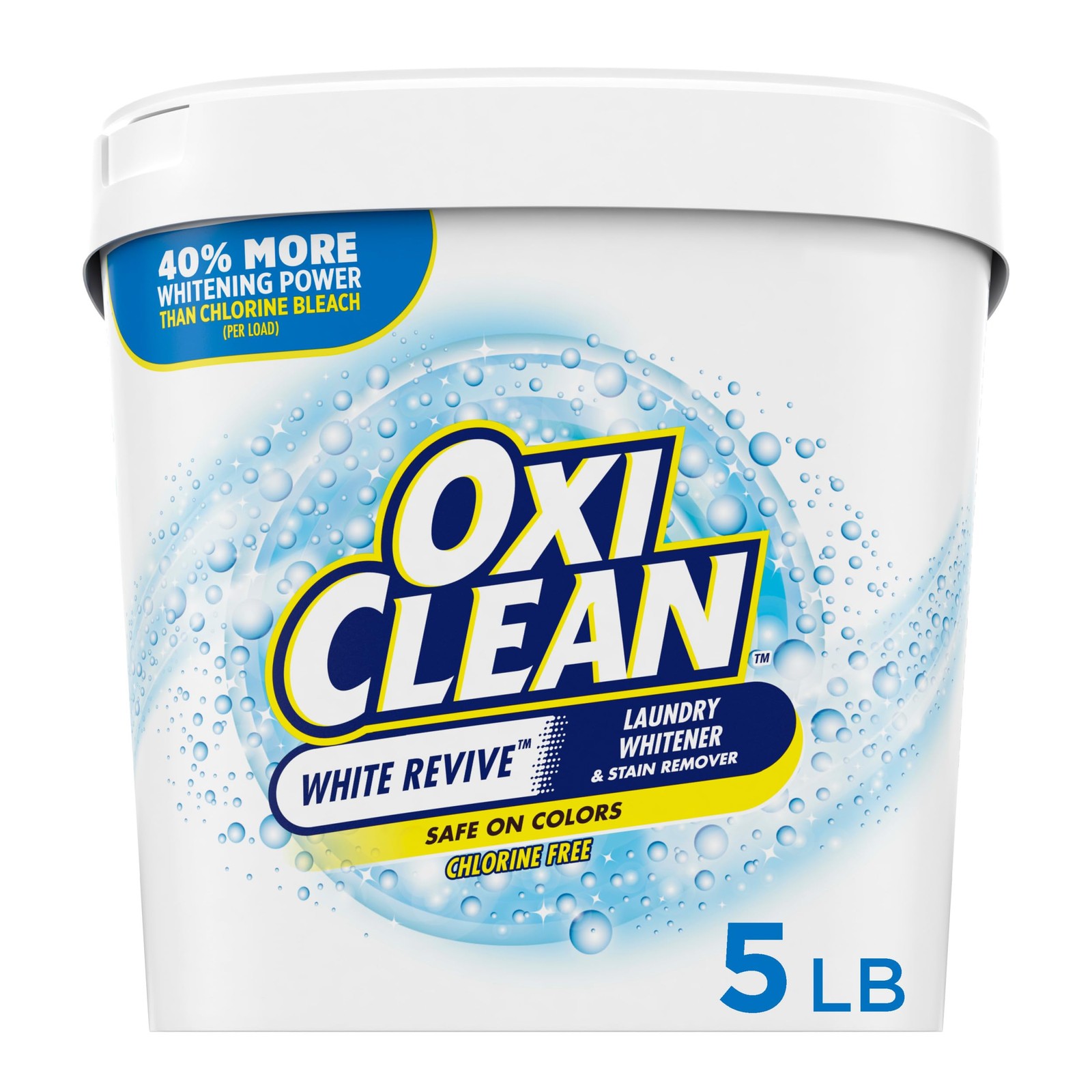 OxiClean White Revive Laundry Whitener and Stain Remover 80 Ounce (Pack of 1)