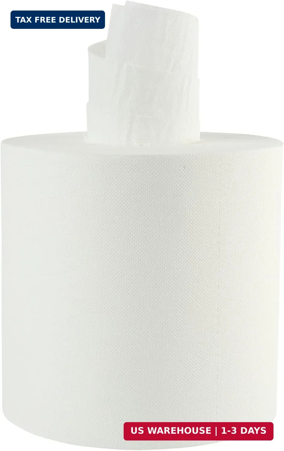 Bathroom Center-Pull Disposable Hand Paper Towel Roll, 2-Ply, 7.6 x 8.