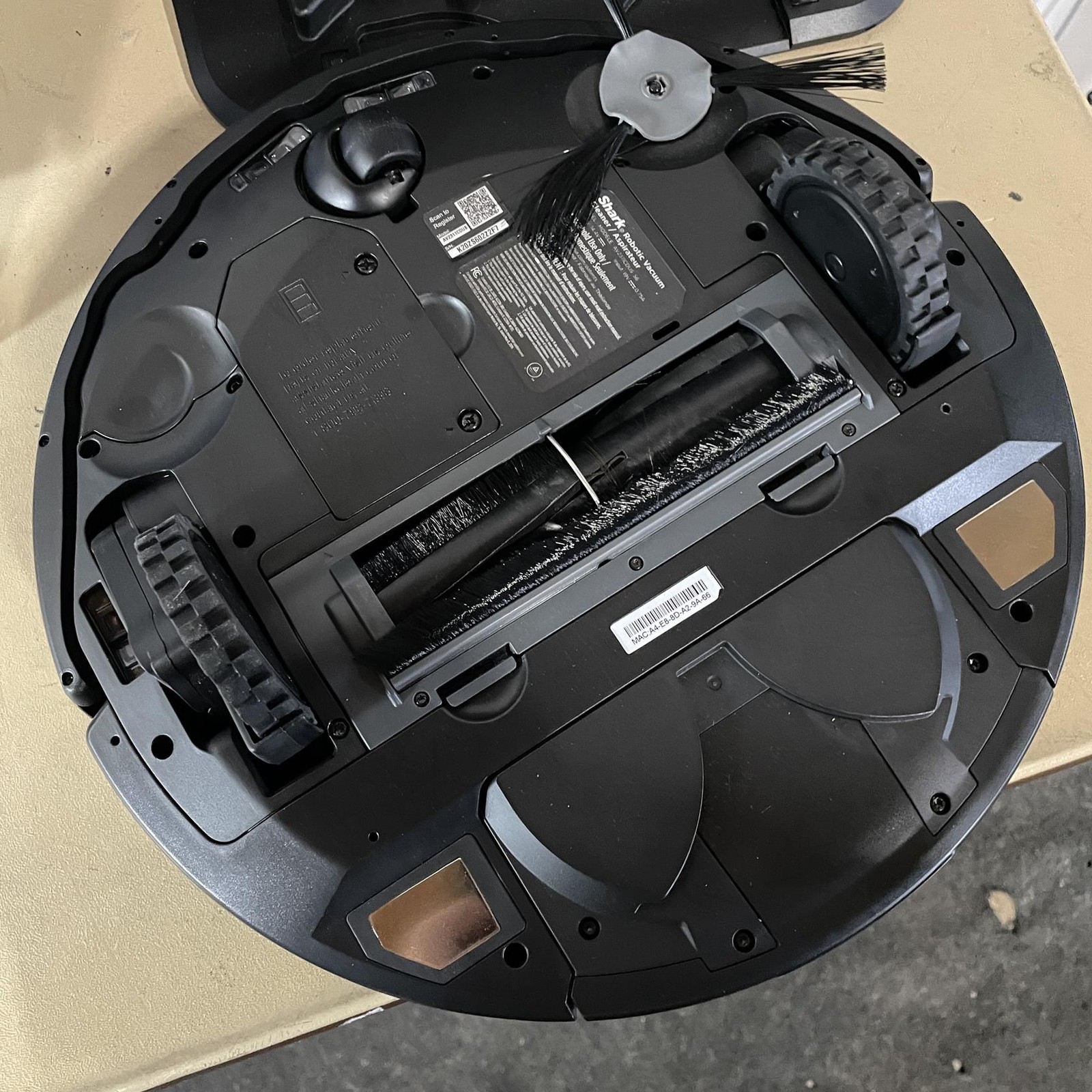 Shark AV2501AE X3 AI Ultra Robot Vacuum and Power Base Wi-Fi Connected, Black