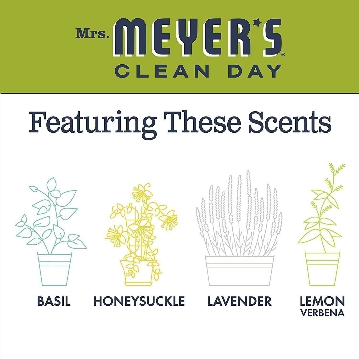 Mrs. Meyer’s Clean Day Multi-Surface Cleaner Concentrate, Use to Clean…