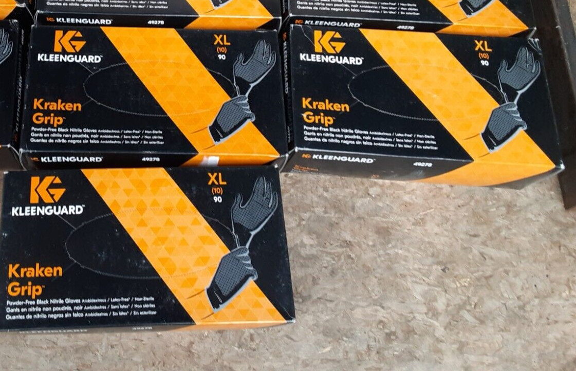 Kimberly-Clark 49279 Disposable Glove, Black, Xl, lot/ 3 90 Pk (270)