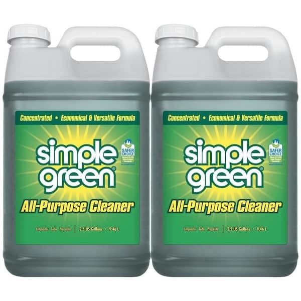 2 Pack Simple Green 2.5 Gal. All-Purpose Cleaner Concentrated Formula Sassafras