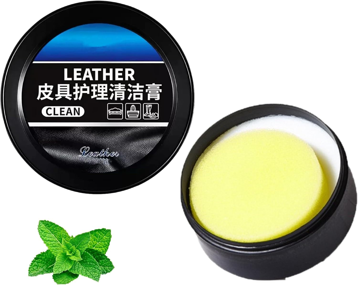 Leader Cleaning and Care Cream, Leather Cleaning Cream for Car Interior, Multifu