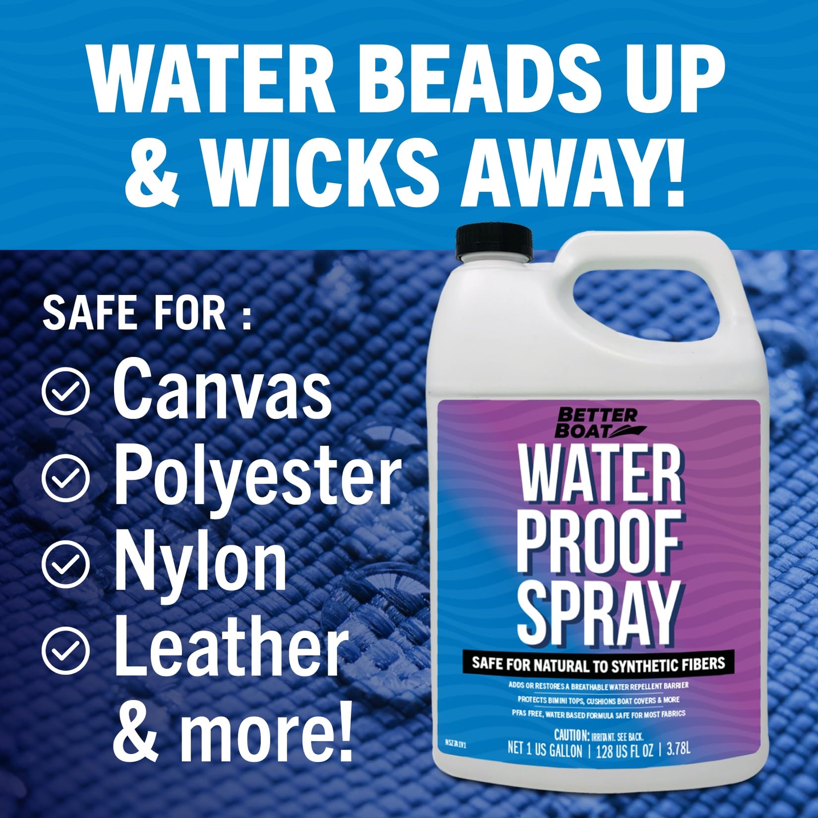 Gallon Fabric Waterproof Spray Heavy Duty Waterproofing Spray Fabric Protector