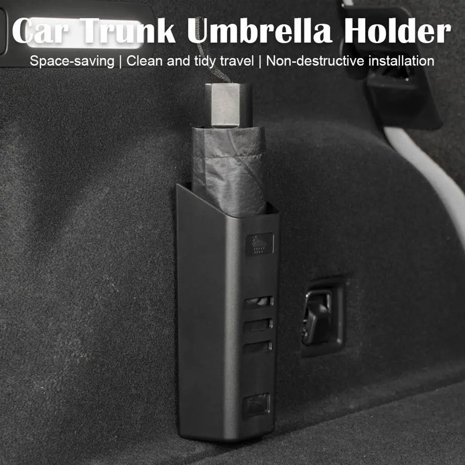 1 pc Universal Car Umbrella Holder Waterproof Storage Box for SUV Sedan Truck