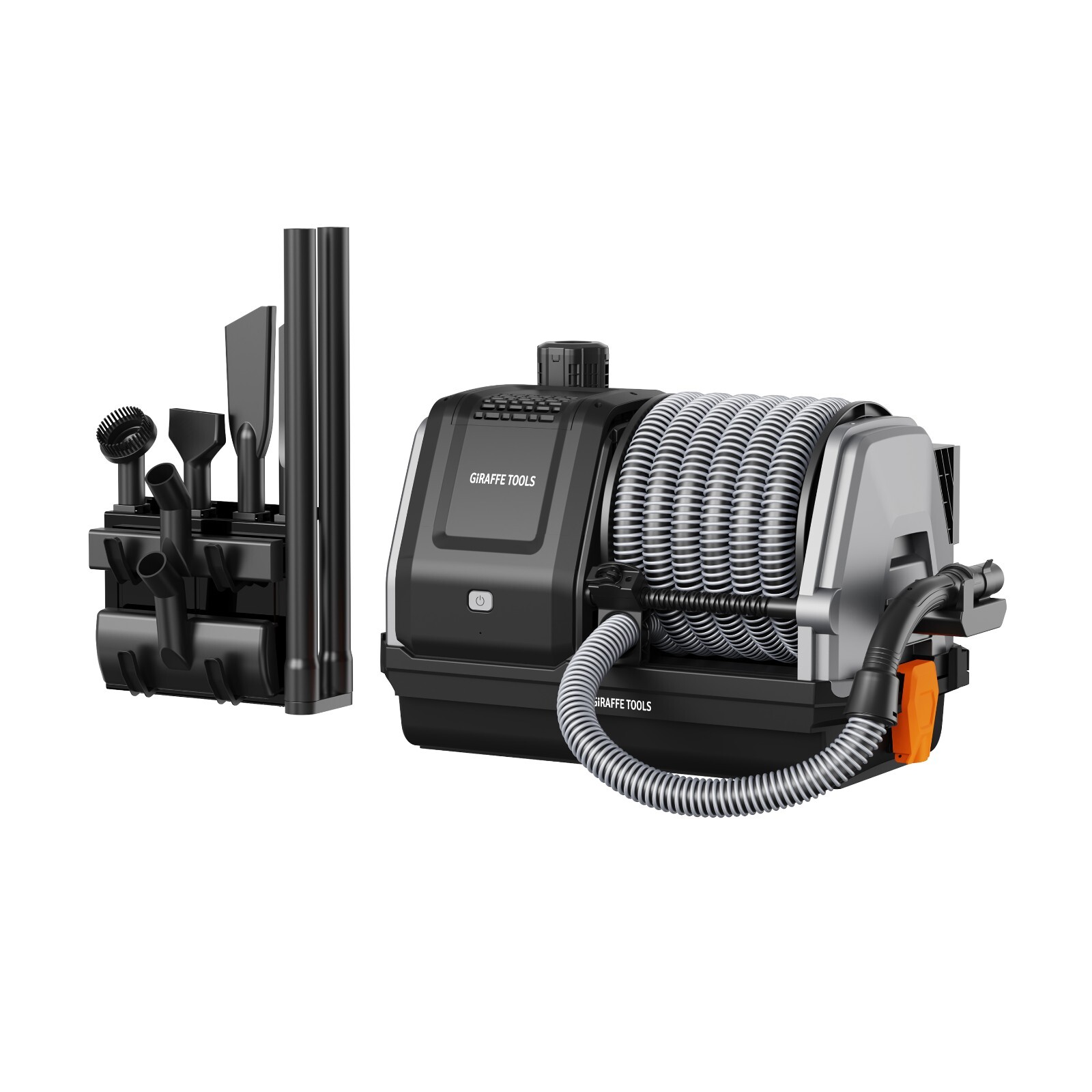 Giraffe Tools Wet Dry Vacuum Cleaner with 30FT Retractable Hose Wall-mounted USA