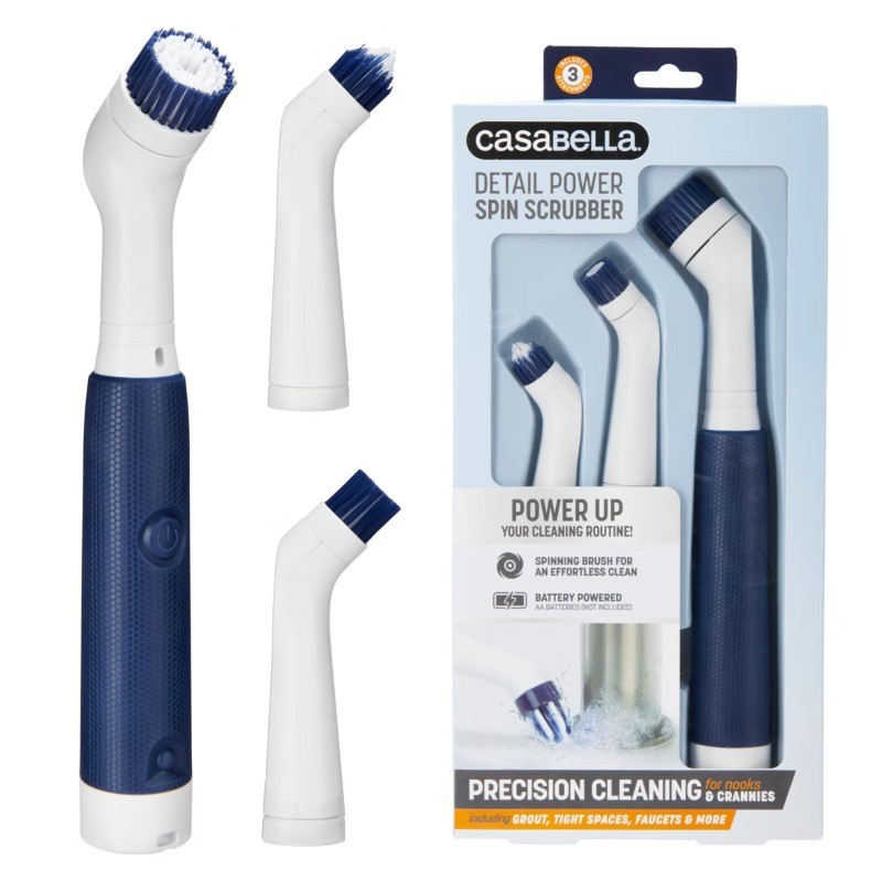 Casabella Power Spin Detail Grout Scrubber Cleaner