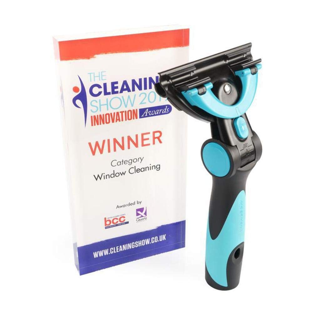 Moerman Excelerator 2.0 Squeegee Handle 1 Count (Pack of 1), Black/Blue