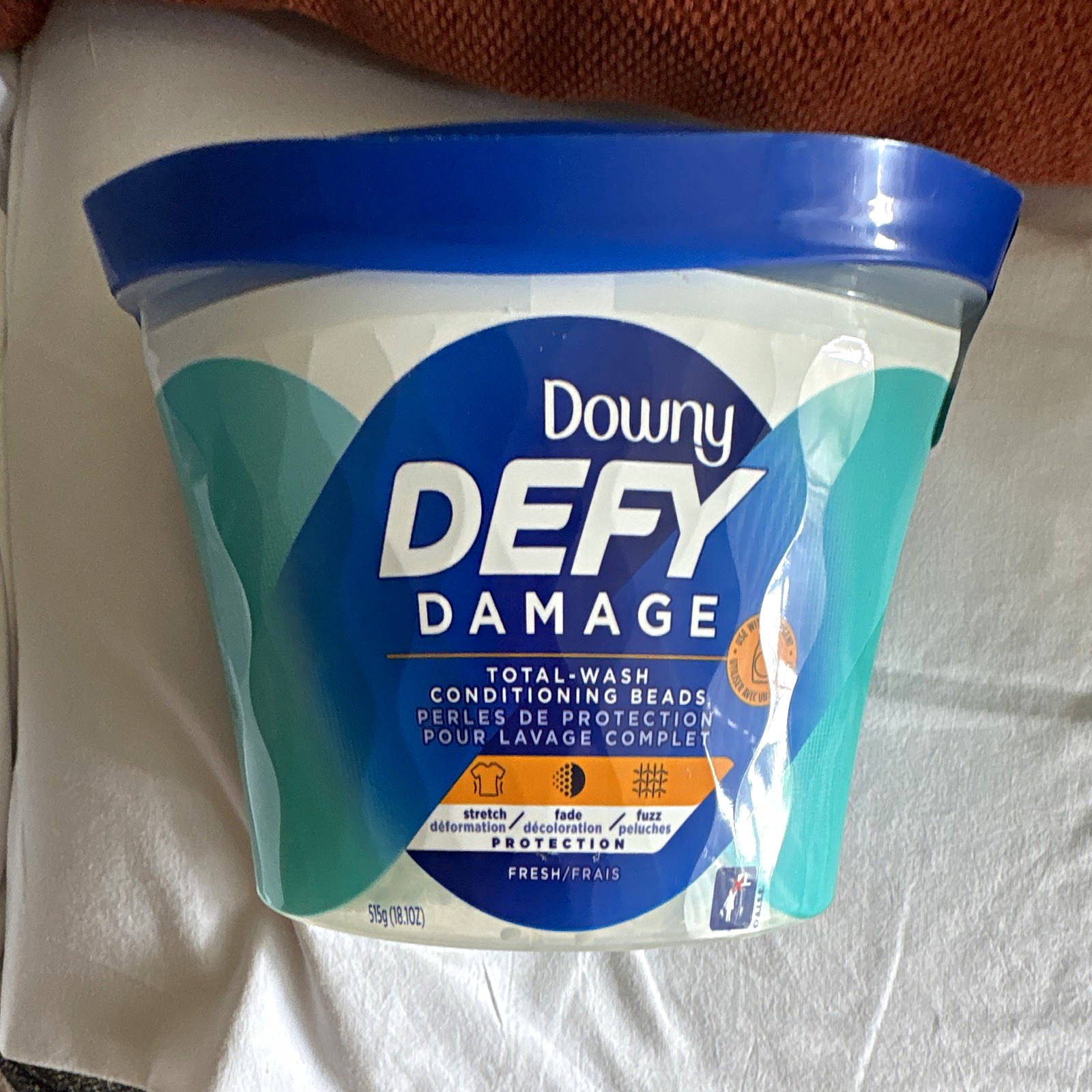 Downy Defy Damage Fabric Conditioner Beads Fresh 18 oz Fade/Fuzz/Stretch