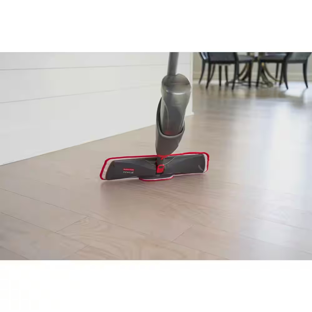 Reveal Floor Spray Mop 14 In. Flat Mop with Microfiber Mop Head