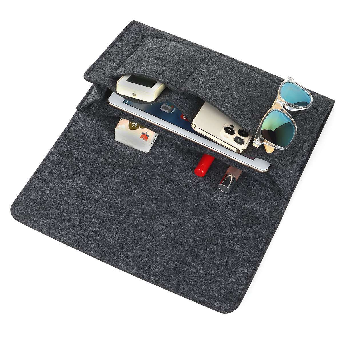 US Sofa Arm Rest TV Remote Control Organizer Holder Caddy Pocket Chair Couch Bag