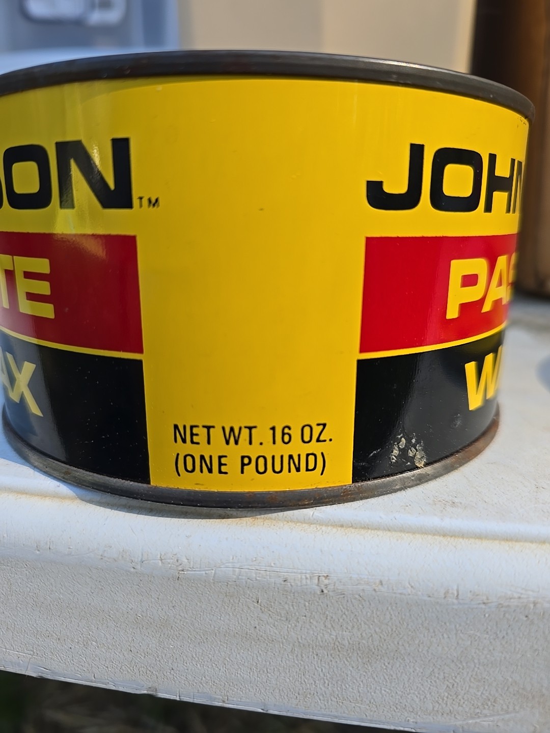(1) SC Johnson Paste Wax The Original Formula, 16 oz 1lb Can Barely Used See Pic