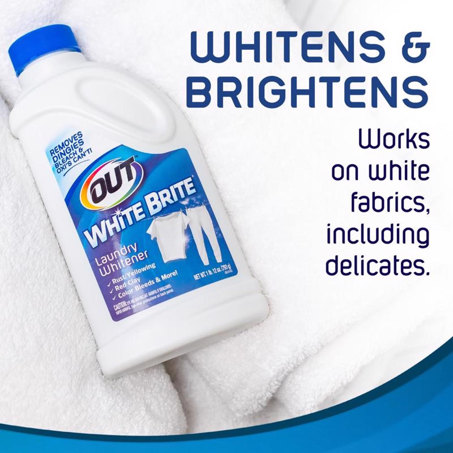 White Brite WB30N White No Scent Laundry Whitener Powder 12 oz.