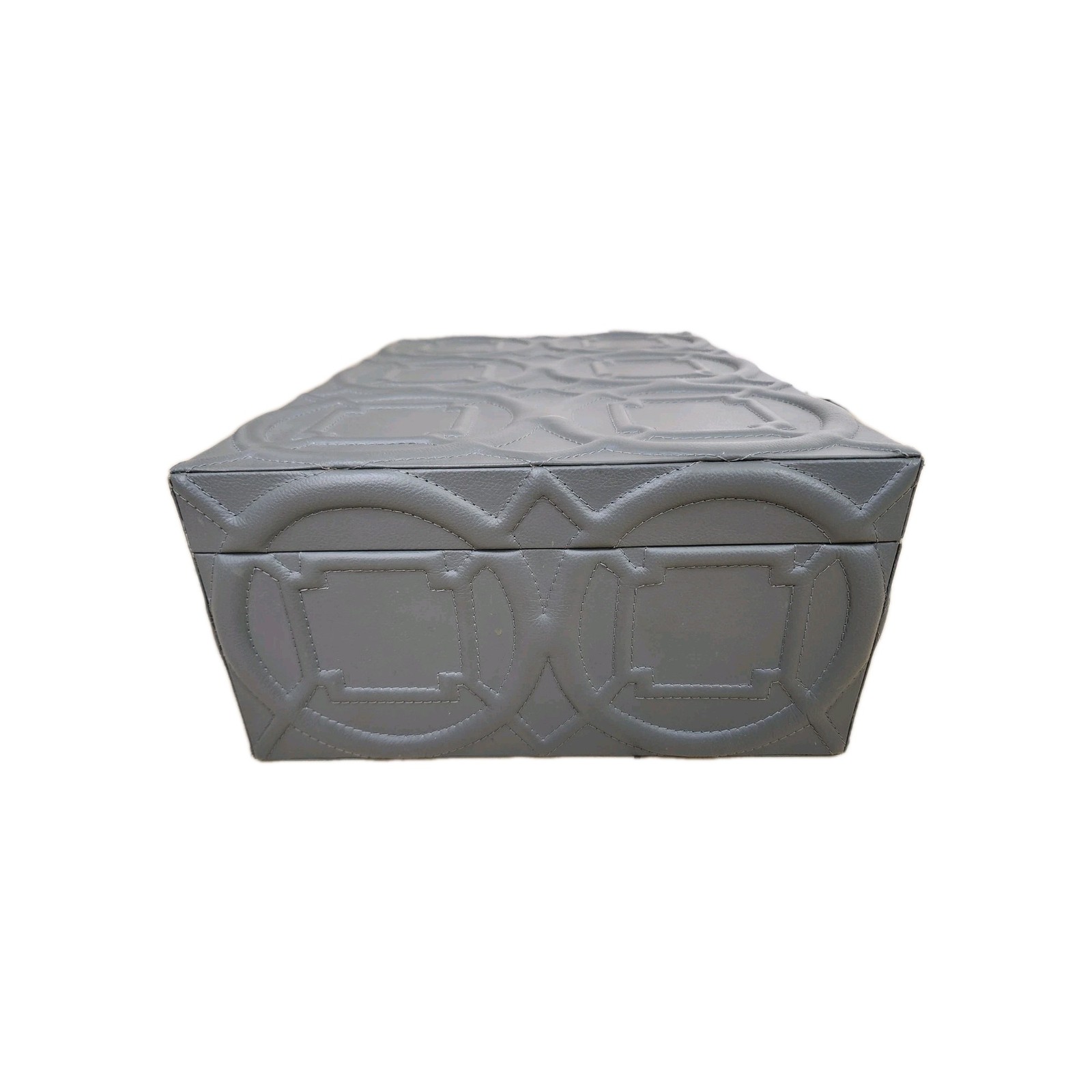 Global Views Large Gray Storage Box for Shoes, Clothing – 19.5″ x 13.5″ x 6.75″