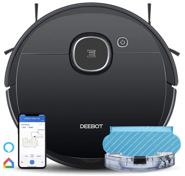 Ecovacs DEEBOT OZMO 920 Robotic Vacuum & Mop – Black – For Parts/Repair