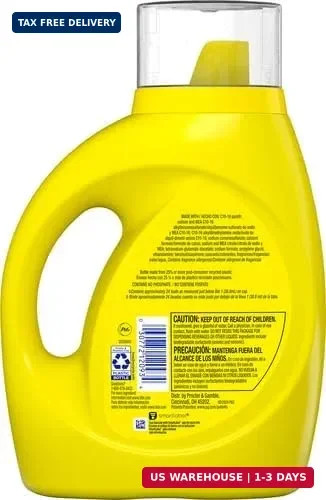 Tide Simply All-In-One Liquid Laundry Detergent, Refreshing Breeze Scent, 24 Loa