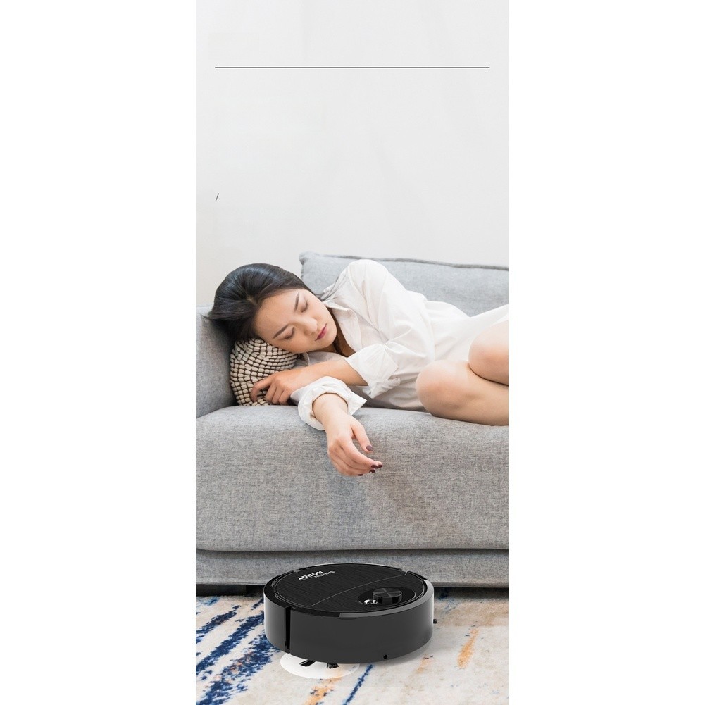 Ultra Thin 5.4cm Robot Vacuum Cleaner Mop Sweeper for Home 18×5.4x18cm