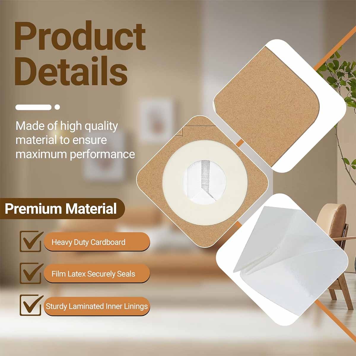 8 Pack Style MM Vacuum Bags for Eureka Mighty Mite 3670 and 3680 Series Canister