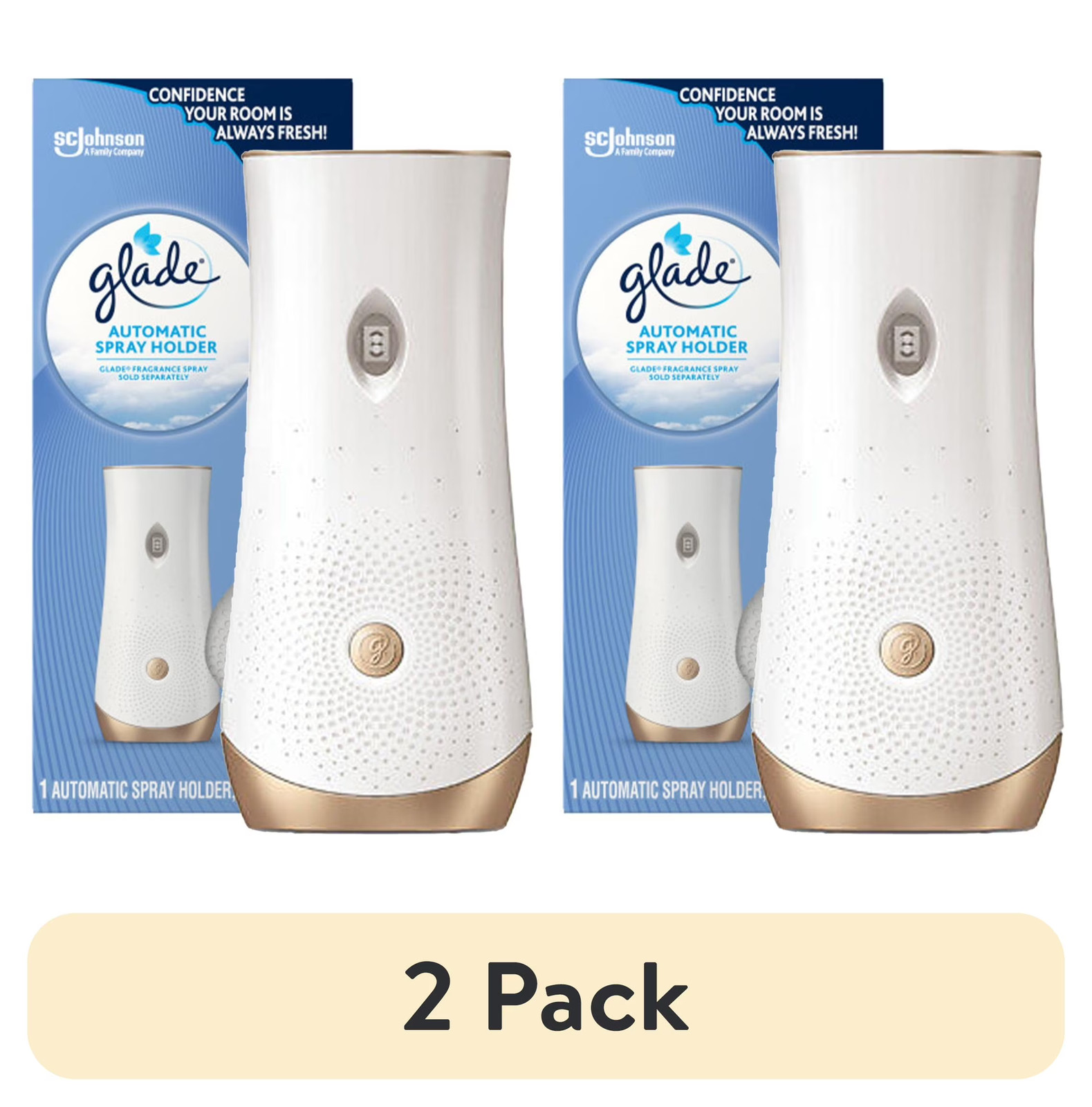 Glade Automatic Spray Holder Battery Operated Air Freshener 2 Pack