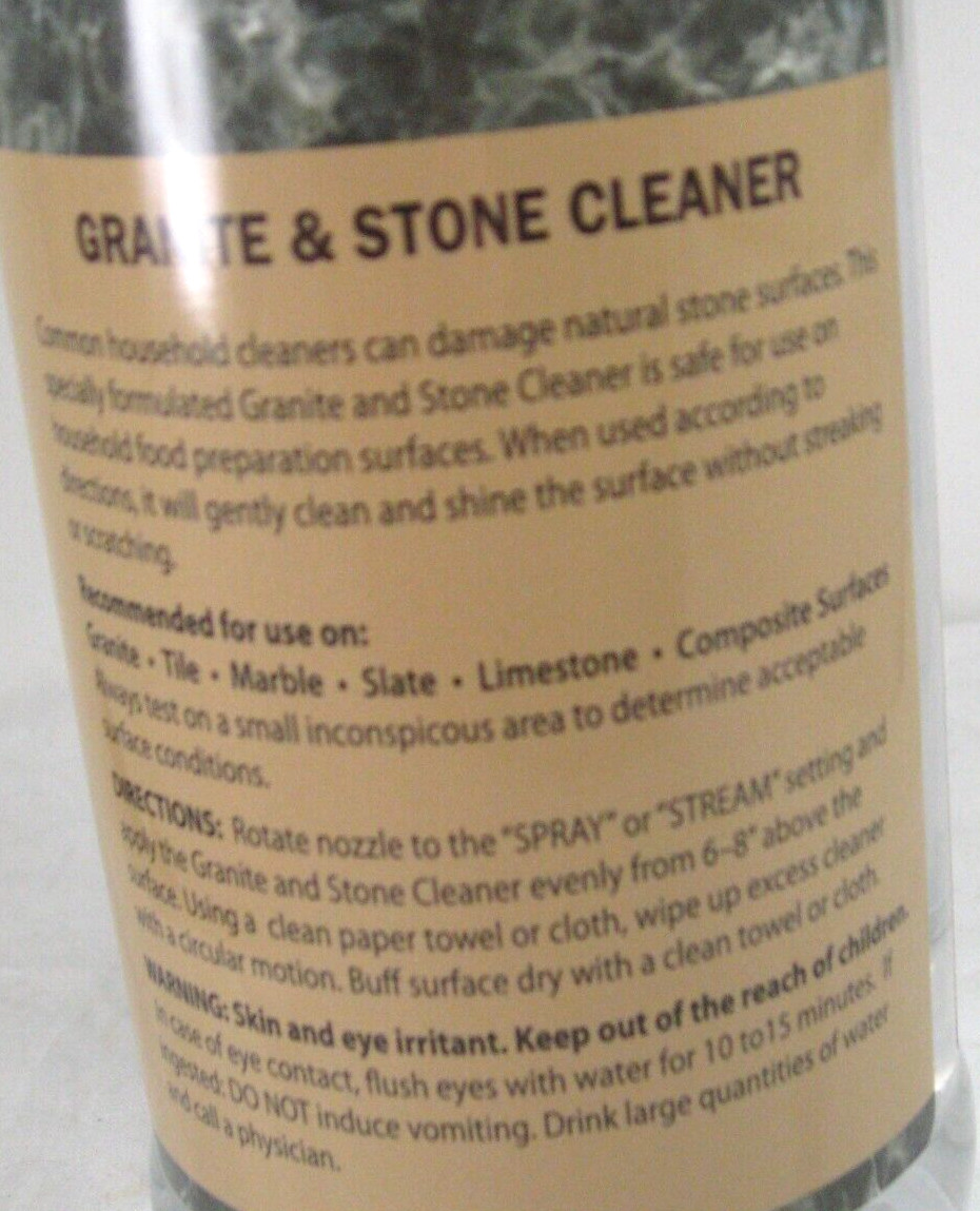 Parker & and Bailey Granite & Stone Cleaner 32oz Tile Marble Limestone Composite
