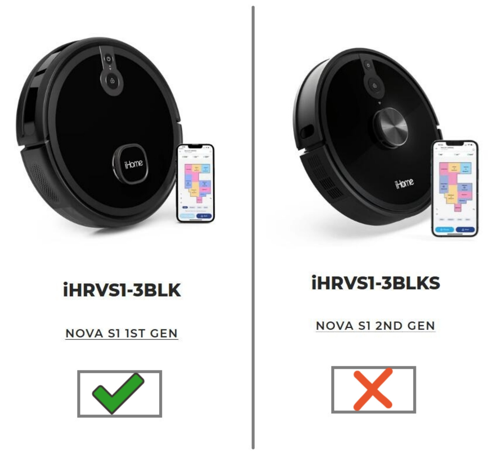 New Battery For iHome AutoVac Nova S1 iHRVS1-3BLK (1st Gen Only!) Robot Vacuum