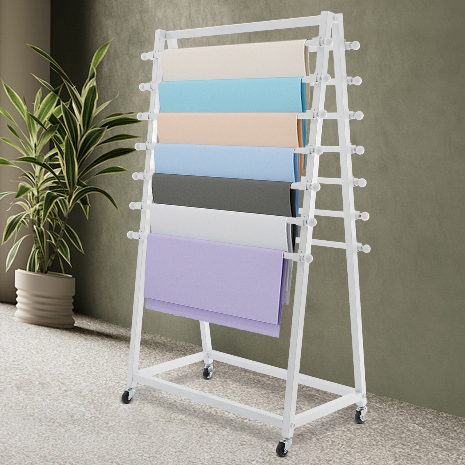 15 Tier Ribbon Organizer ,ribbon Storage Rack, Double-sided Scarf Rack