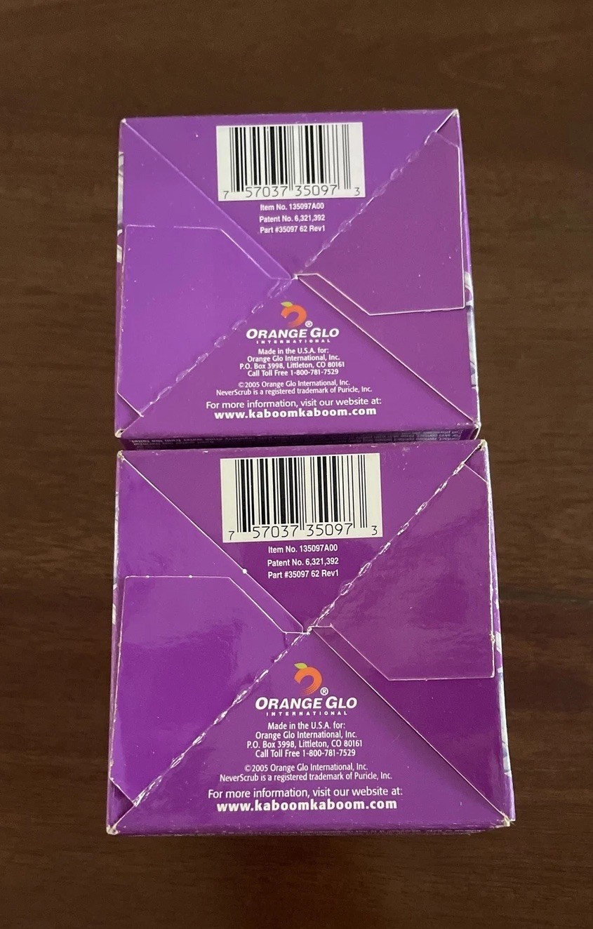 New Kaboom Never Scrub Refill Cartridges Lot Of 2 35097 Drop-In 1.65oz, 47g