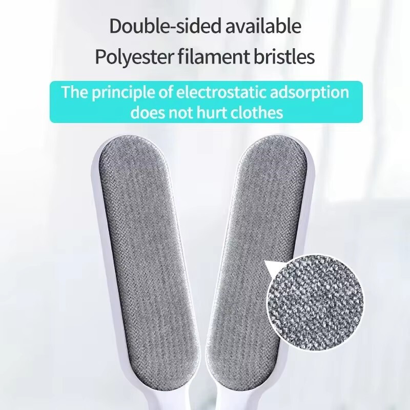 Reusable Double-Sided Lint Brush – Electrostatic Pet Hair Remover for Easy