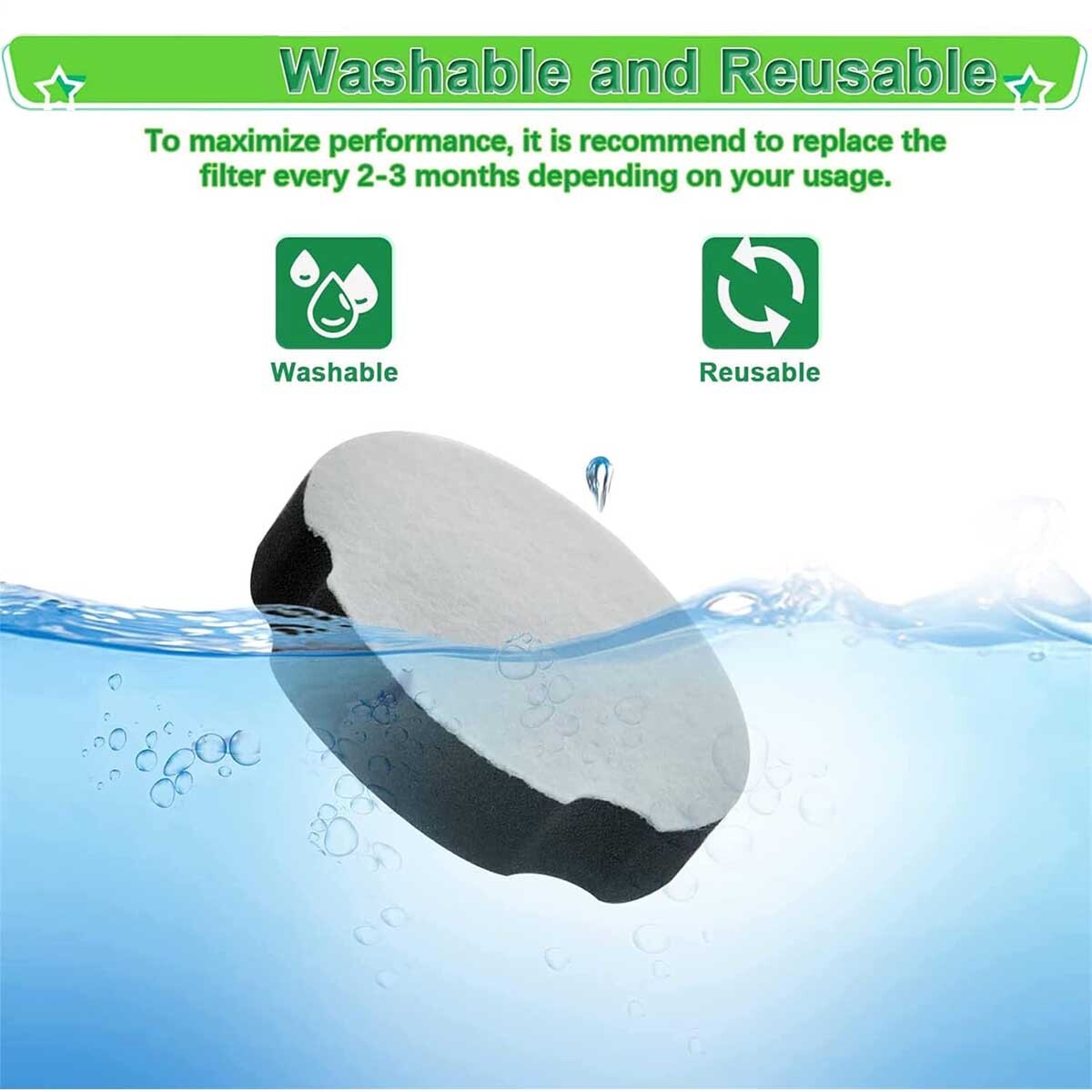 Filter For Bissell PowerForce Compact Turbo Bagless Upright Vacuum 2690