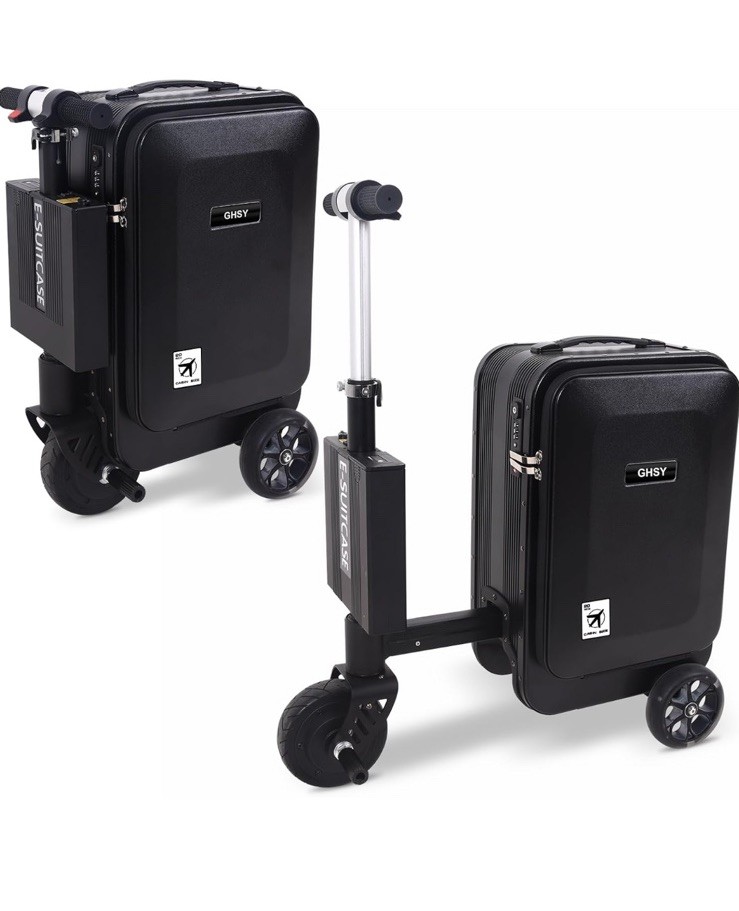 20”ride On Smart Luggage Electric Carry On Suitcase W Removable Battery 13km Ra
