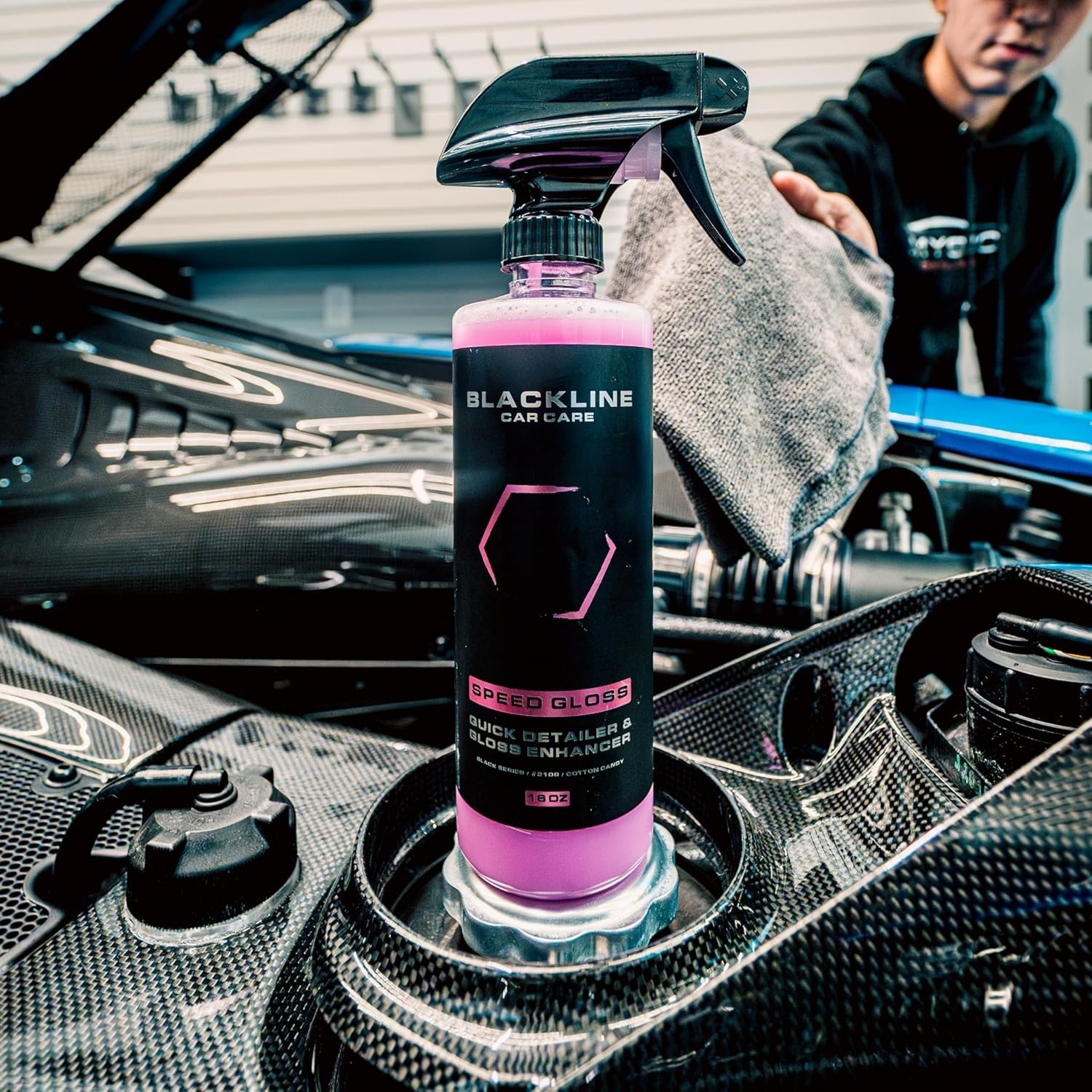 Blackline Car Care – Speed Gloss Quick Detailer & Shine Spray 16 Fl Oz Fast NEW