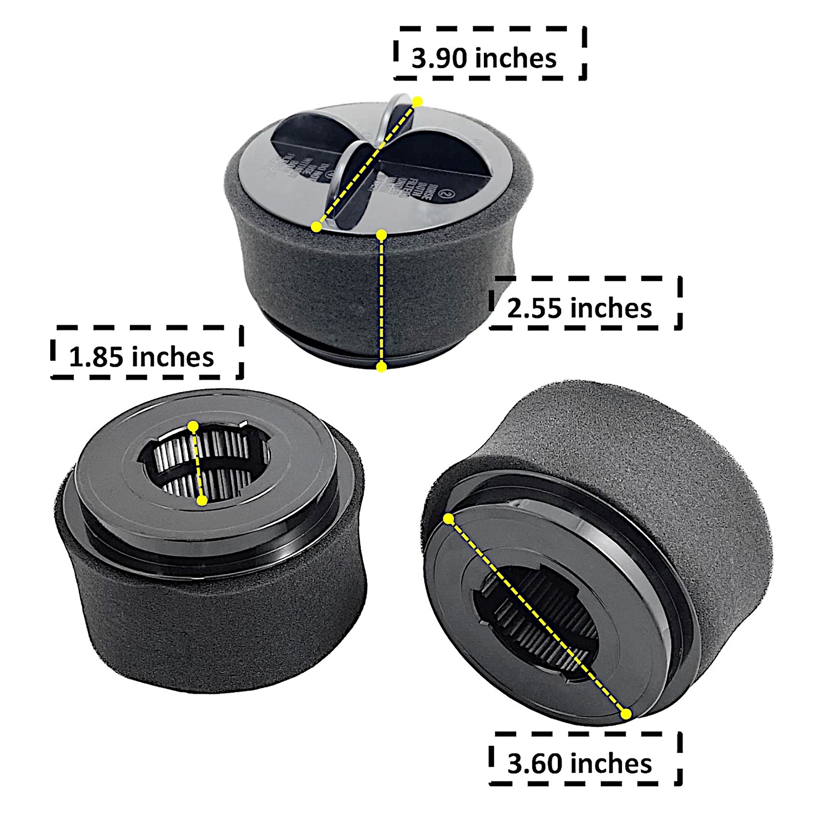 MaximalPower Vacuum Filter for Bissell Style 9 10 12 #2031085ES, 203108532065